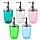 Дозатор для жидкого мыла пластиковый цвет ассорти, фото 2