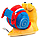 Мягкая игрушка Мульти-пульти Улитка Скидмарк из мультфильма Турбо Turbo со звуковым модулем. Рост 20 см, фото 2