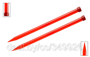 51201 Knit Pro Спицы прямые Trendz 12мм/30см, акрил, красный, 2шт