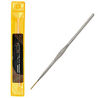 Крючки для вязания Maxwell Gold односторонние с золотой головкой арт.MAXW.7108, никель 0,6 мм, 12 см