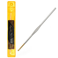 Крючки для вязания Maxwell Gold односторонние с золотой головкой арт.MAXW.7221, никель 1,8мм, 12 см