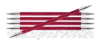 29041 Knit Pro Спицы чулочные Royale 6мм /20см, ламинированная береза, розовый леденец, 5шт
