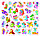 Набор из 150 ярких наклеек. Единороги. ГЕОДОМ, фото 3