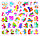 Набор из 150 ярких наклеек. Единороги. ГЕОДОМ, фото 6
