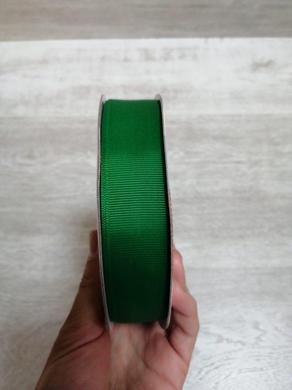 Лента декоративная цвет  077 ( зеленый) ширина 25 мм, 100% ПЭ