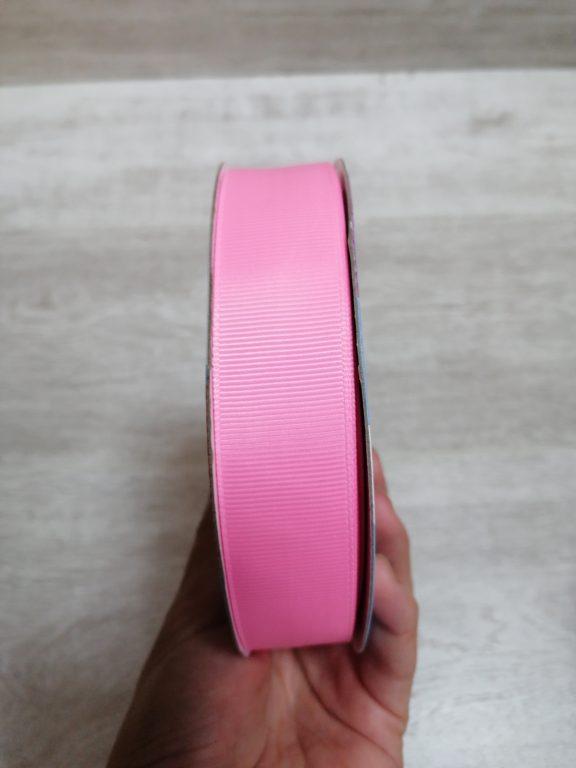 Лента декоративная цвет 034 ( розовый) ширина 25мм, 100% ПЭ