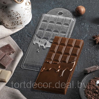 Форма пластиковая Шоколад горячий 15х7х1 см - фото 1 - id-p160064249