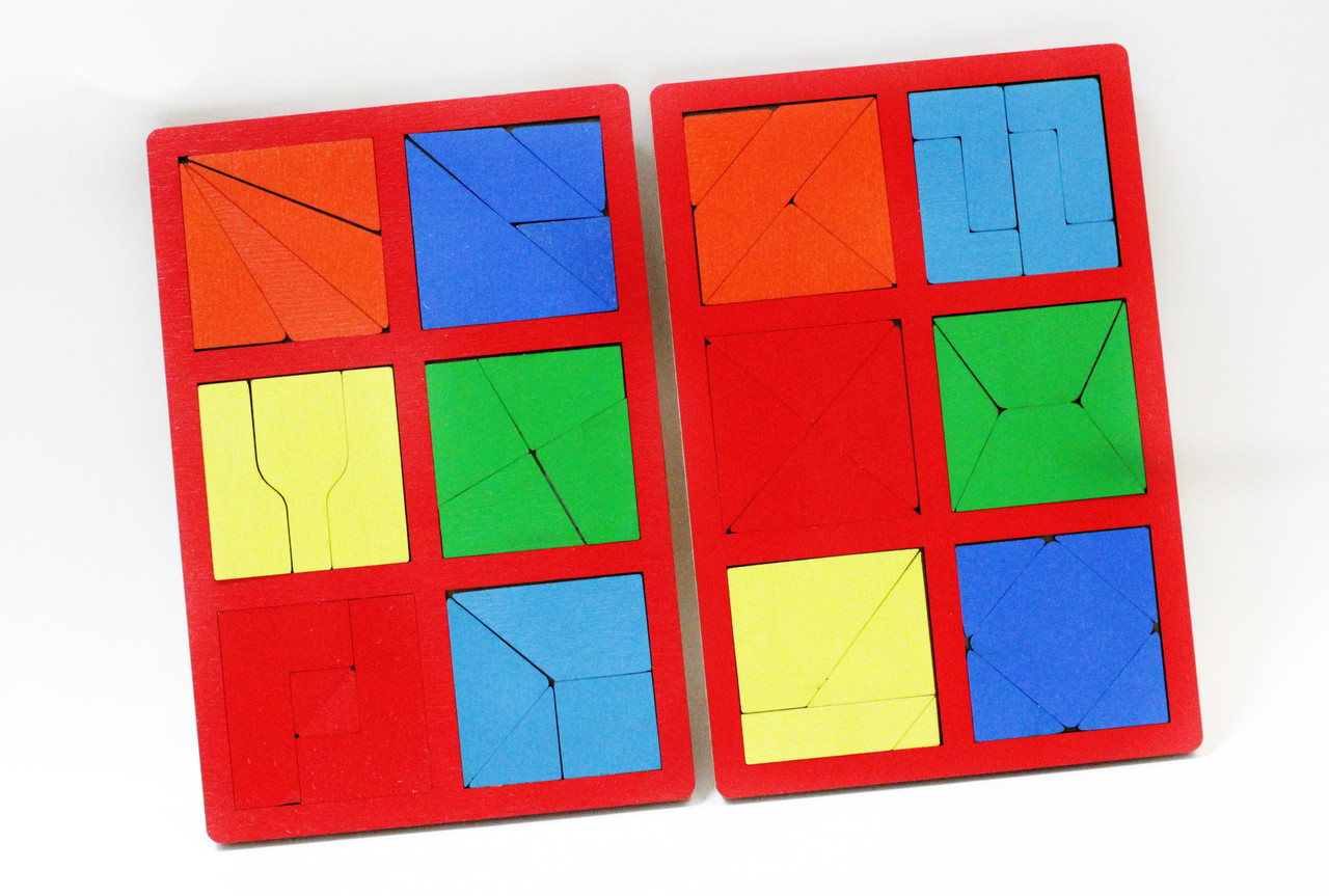 Игра развивающая "Сложи квадрат" 2 уровень арт.DSK2 - фото 2 - id-p160069648