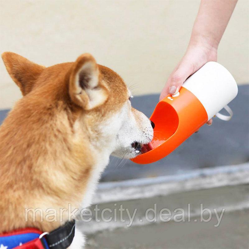 Дорожная поилка для животных Xiaomi Moestar Rocket Portable Pet Cup (оранжевый) - фото 7 - id-p160070250