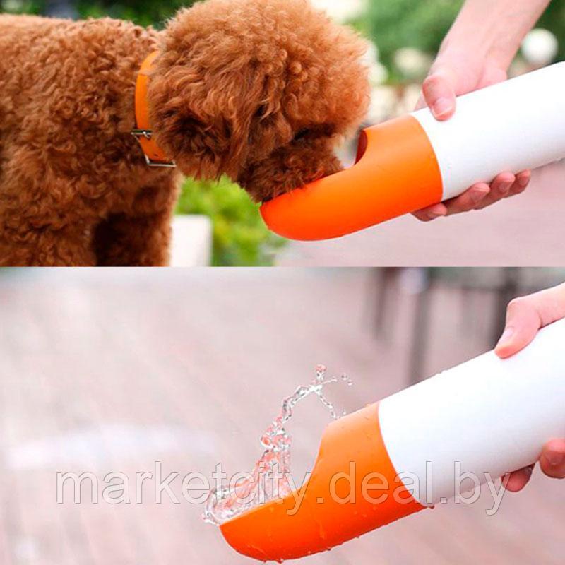 Дорожная поилка для животных Xiaomi Moestar Rocket Portable Pet Cup (оранжевый) - фото 6 - id-p160070250