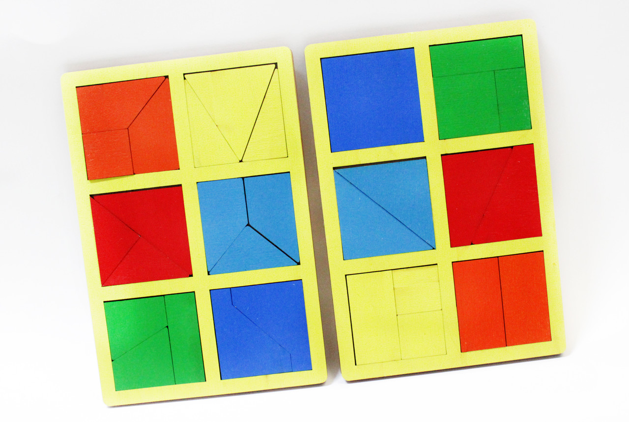 Развивающая игра "Сложи квадрат" 1 уровень арт.DSK1 - фото 2 - id-p159712153