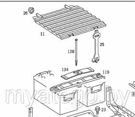 Крышка аккумулятора Mercedes Atego