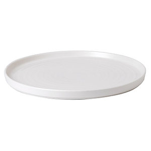 Тарелка мелкая CHEFS Walled d26см h2см, с прямым бортом, Vellum, цвет White полуматовый WHVMWP261