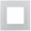 14-5101-01 ЭРА Рамка на 1 пост, стекло, Эра Elegance, белый+бел