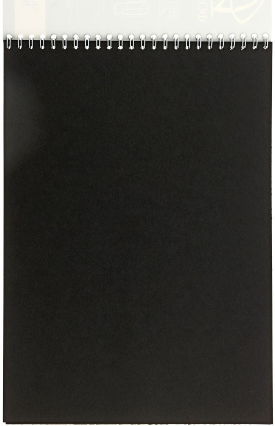 Альбом для рисования Sketch Pad Black Paper А4 (289*203 мм), 20 л. - фото 1 - id-p160135426