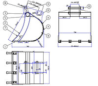 Ковш NEW HOLLAND LB90-115B, 900 мм