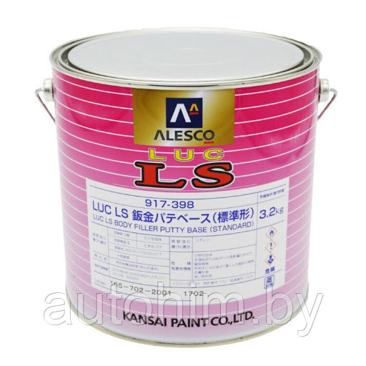 Шпатлёвка толстослойная Kansai LUC LS BODY FILLER PUTTY 3,2 кг+отв