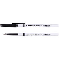 Ручка шариковая черная "Darvish" корпус белый