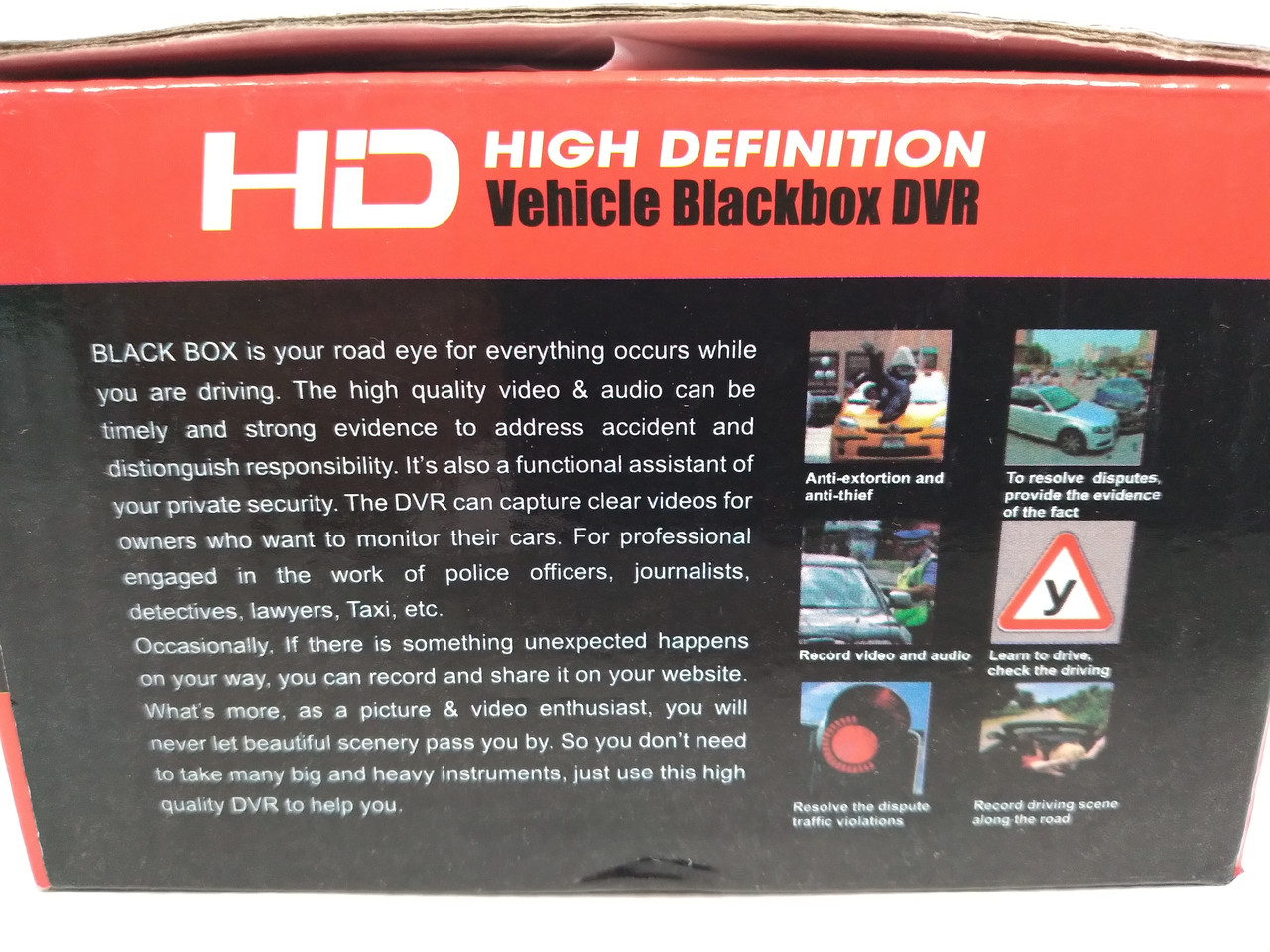 Видеорегистратор HIGH DEFINITION Venicle Blackbox DVR - фото 6 - id-p160159333