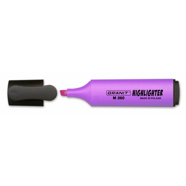Текстмаркер фиолетовый M260, 1-5 мм, GRANIT(работаем с юр лицами и ИП) - фото 1 - id-p160163884