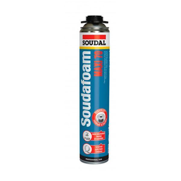 Пена монтажная SOUDAL Maxi P70 (синяя этикетка) профф 870мл РФ - фото 1 - id-p160163951