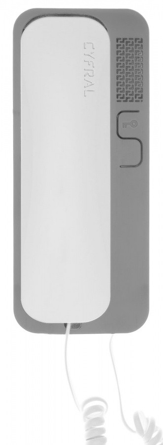 Трубка домофона Cyfral Unifon Smart U, бело-сер. - фото 1 - id-p160164092
