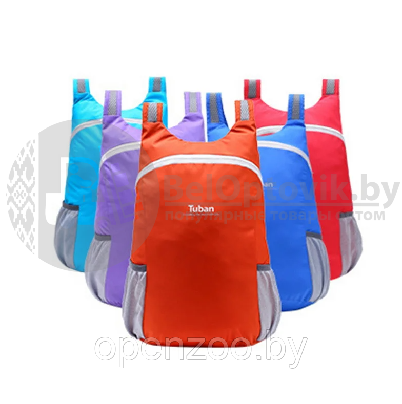 Складной компактный рюкзак Tuban (ХИТ СЕЗОНА) Фиолетовый - фото 7 - id-p99308499