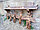 Вешалка банная с полкой из массива сосны "Рустикальная №5" 1,7 метра, фото 3