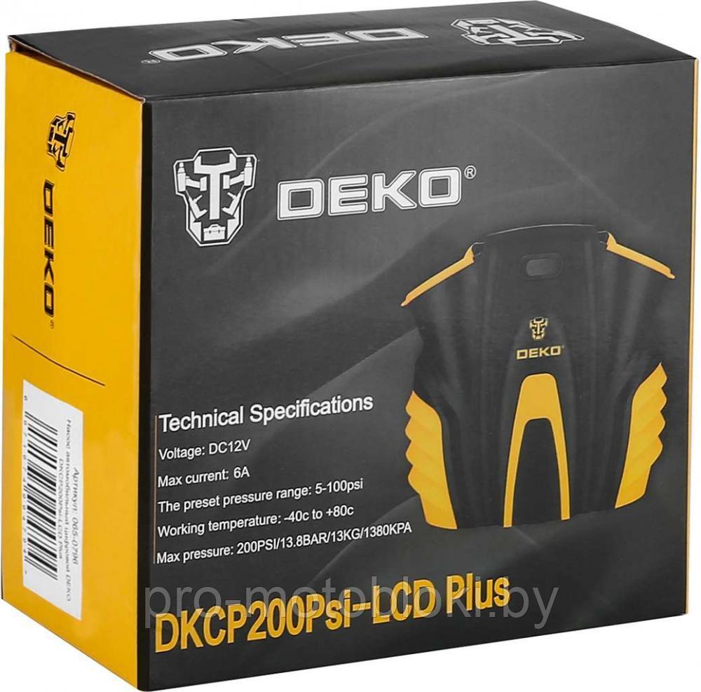 Насос автомобильный цифровой DEKO DKCP200Psi-LCD Plus - фото 6 - id-p160182677