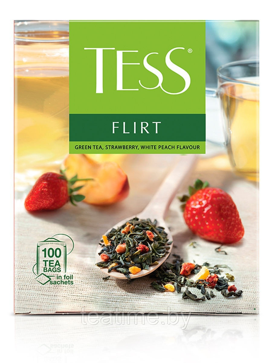 Чай  Тесс Flirt 100 пак. (зеленый)