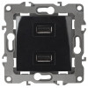 12-4110-06 ЭРА Устройство зарядное USB, 230В/5В-2100мА, IP20, Эра12, чёрный - фото 1 - id-p160194413