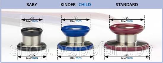 Стетоскоп педиатрический Kinder-Prestige Light KAWE (алюминий), синий - фото 2 - id-p160195150