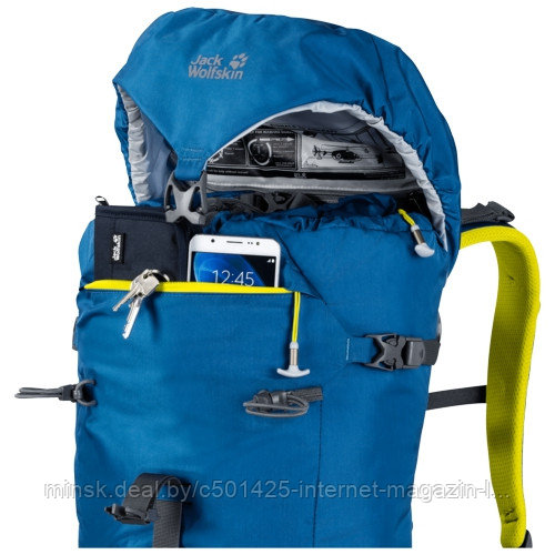Туристический рюкзак Jack Wolfskin Mountaineer 32 electric blue 2008421-1062 - фото 4 - id-p160196021