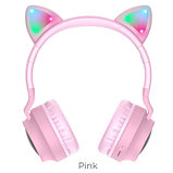 Беспроводные Bluetooth наушники кошачьи ушки HOCO W27 Cat Ear, фото 6