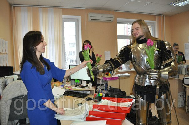 Оригинальное поздравление для женщин в офисе, Минск - фото 7 - id-p3068088