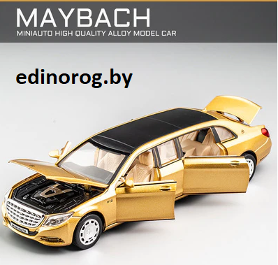 Металлическая машинка Mercedes-Benz Maybach S650