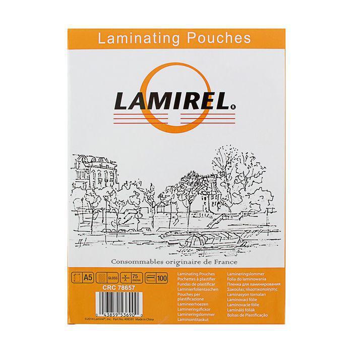 Пленка для ламинирования 100шт Lamirel А5, 75мкм - фото 1 - id-p159555997