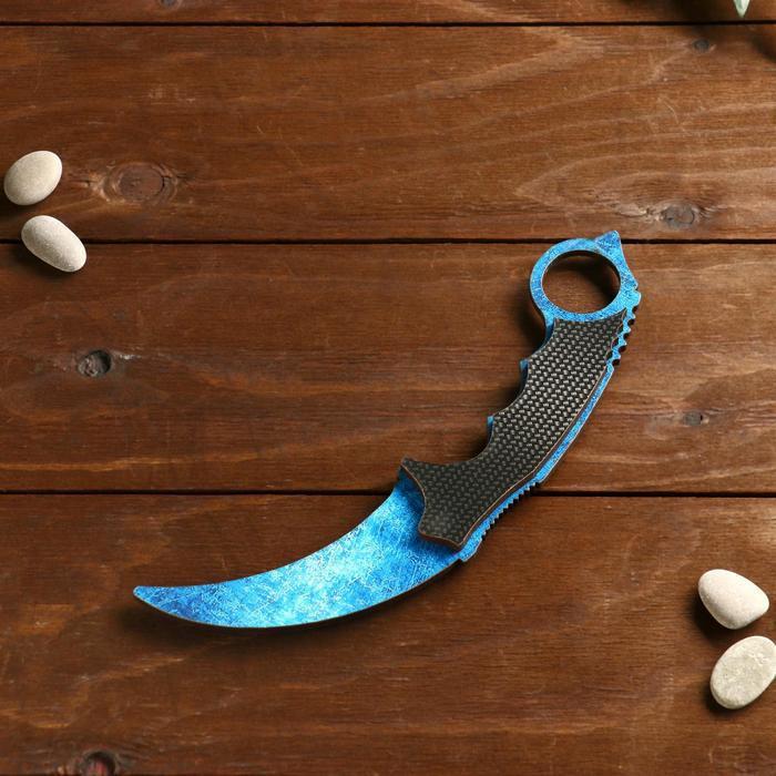 Сувенирное оружие из дерева "Керамбит, допплер" - фото 1 - id-p159754707