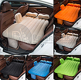 Надувной матрас в машину на заднее сиденье Car Travel Bed 136х80х10 см/Матрас для автомобиля/Насос в комплекте, фото 8
