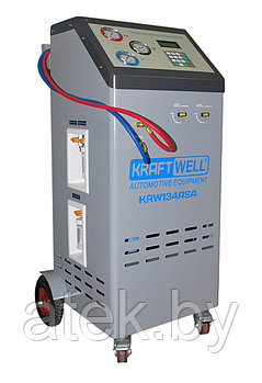 Станция полуавтоматическая для заправки автомобильных кондиционеров KraftWell (КНР) арт. KRW134ASA