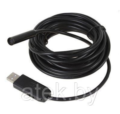Видеоэндоскоп USB ДЛЯ ПК, 7ММ, 5М - фото 1 - id-p160245077