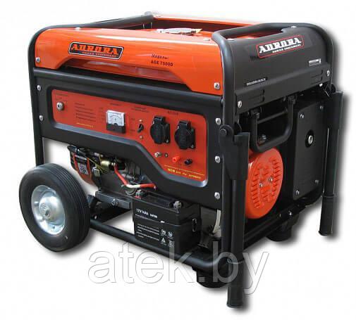 Бензогенератор Aurora AGE 7500 D (6,5 кВт, 220В, электростартер)