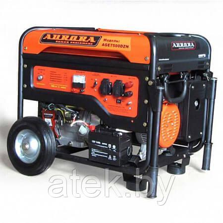 Бензиновый генератор Aurora AGE 7500 DZN (6,5 кВт, 220В, с блоком автоматики) - фото 1 - id-p160245102