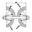 Двухстоечный гидравлический подъемник TopAvto Т4А, фото 2