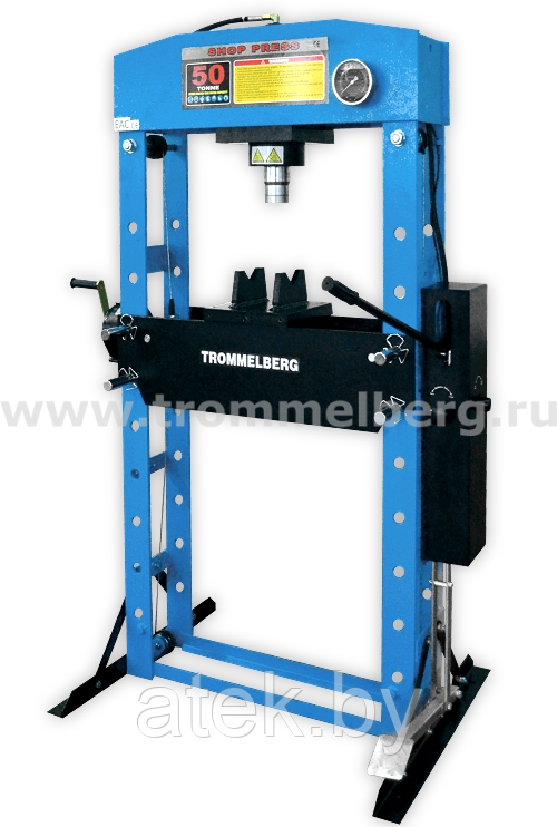 Пресс напольный с манометром и лебедкой (50 т) TROMMELBERG SD200825