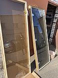 Стеклянная Дверь в баню Doorwood, 700*1900, 6 мм (Графит прозрачная) 2 петли, фото 4