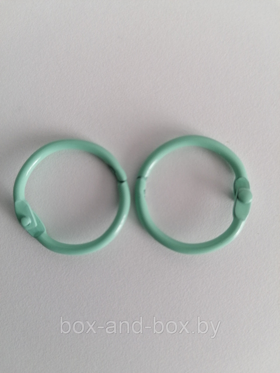 Кольца для альбомов, 2 шт мята  25 мм SCB 2504240