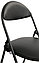Складной стул ГОЛЬФ черный для посетителей и дома, (GOLF black кож/зам V), фото 8