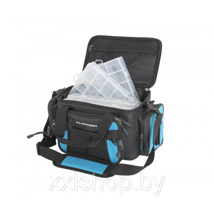Сумка спиннинговая Flagman Lure Bag с 4 коробками 41x25x20см - фото 1 - id-p160267877