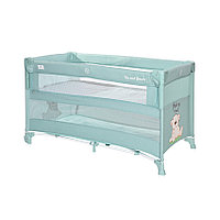 Манеж-кровать Lorelli Cot Up and Down Blue Surf Teddy 2021